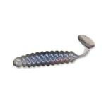 Slider Crappie Grubs 2' 20ct Natural Pro Blue - HookMeUp