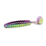 Slider Crappie Grubs 2' 20ct Sour Grape - HookMeUp
