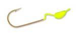 Slider Crappie Heads 20ct 1-8oz Chartreuse - HookMeUp