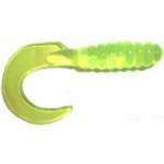 Big Bite Curl Tail Grub 2' 10ct Chartreuse - HookMeUp
