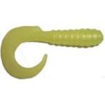 Big Bite Curl Tail Grub 2' 10ct Chartreuse Pearl - HookMeUp