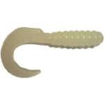 Big Bite Curl Tail Grub 2' 10ct Glow - HookMeUp