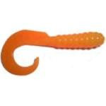Big Bite Curl Tail Grub 2' 10ct Orange-Yellow - HookMeUp