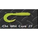 Big Bite Curl Tail Grub 2' 10ct Chartreuse White Core - HookMeUp