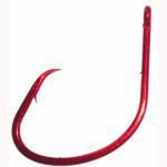 Daiichi Circle Chunk Lite Red Hook Size 3-0 5ct - HookMeUp