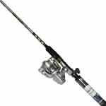 Master Combo Spinning  w-lights 6' 2pc Silver - HookMeUp