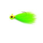 Eagle Claw Bucktail Jig 1-4 4ct Chartreuse - HookMeUp