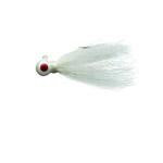 Eagle Claw Bucktail Jig 1-4 4ct White - HookMeUp