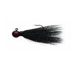Eagle Claw Bucktail Jig 1-8 4ct Black - HookMeUp
