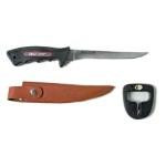 Eagle Claw Tool Fillet Knife-Soft Handle w-Sheath and Sharpner - HookMeUp