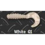Big Bite Fat Grub 2' 10ct White - HookMeUp