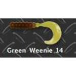 Big Bite Fat Grub 2' 10ct Green Weenie - HookMeUp