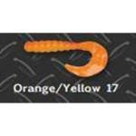 Big Bite Fat Grub 2' 10ct Orange-Yellow - HookMeUp