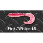 Big Bite Fat Grub 2' 10ct Pink-White - HookMeUp