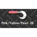 Big Bite Fat Grub 2' 10ct Pink-Yellow-Pearl - HookMeUp