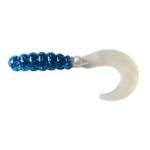Big Bite Fat Grub 2' 10ct Blue Glitter Pearl - HookMeUp