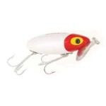 Arbogast Jitterbug 3-8 White-Red Head - HookMeUp