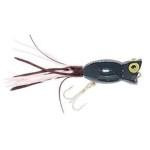 Arbogast Hula Popper 3-16 Black - HookMeUp