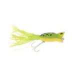 Arbogast Hula Popper 3-8 Frog Yellow Belly - HookMeUp