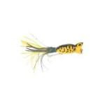 Arbogast Hula Popper 1-4 Yellow Coach Dog - HookMeUp