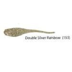 Gene Larew Baby Shad 2' 18ct Double Silver Rainbow - HookMeUp