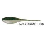 Gene Larew Baby Shad 2' 18ct Green Thunder - HookMeUp