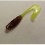 Gene Larew Stroll'R 2.5' 12ct Pumpkin Seed-Pearl Chartreuse - HookMeUp