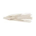 H&H Rubber Skirts Large 3ct White - HookMeUp