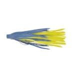 H&H Rubber Skirts Large 3ct Blue-Chartreuse - HookMeUp