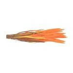 H&H Rubber Skirts Large 3ct Brown-Chartreuse-Orange - HookMeUp