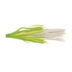 H&H Rubber Skirts Large 3ct Green-Chartreuse-White - HookMeUp