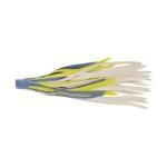 H&H Rubber Skirts Medium 3ct Blue-Chartreuse-White - HookMeUp