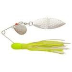 H&H Willow Double Spinner 3-8 (6cd) Chartreuse-White - HookMeUp