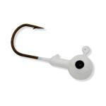 Eagle Claw Jig Head 1-4 10ct White - HookMeUp