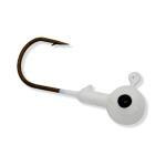 Eagle Claw Jig Head 1-8 10ct White - HookMeUp