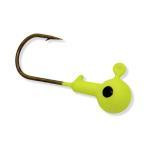 Eagle Claw Jig Head 1-4 10ct Chartreuse - HookMeUp