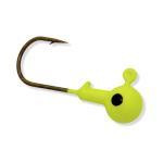 Eagle Claw Jig Head 1-8 10ct Chartreuse - HookMeUp