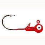 Eagle Claw Jig Head 1-4 10ct Red - HookMeUp