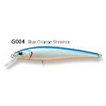 Baker Lure Jerkbait Saltwater 5.5' 1oz Blue Orange Shimmer - HookMeUp