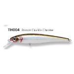Baker Lure Jerkbait Saltwater 5.5' 1oz Bronze Crackle Chrome - HookMeUp