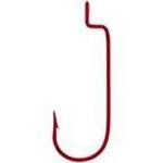 Eagle Claw Pro Worm Round Bend Red 5ct Size 3-0 - HookMeUp