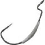 Eagle Claw Weighted Black Worm Hook 1-8oz 5ct Size 2-0 - HookMeUp