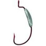 Eagle Claw Weighted Red Worm Hook 1-16oz 5ct Size 4-0 - HookMeUp