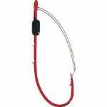 Eagle Claw Weedless Hook Red 5ct Size 1-0 - HookMeUp