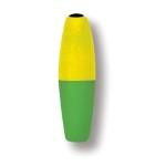 Betts Mr.Crappie Slippers 1.50' 3ct Cigar Yellow-Green - HookMeUp