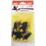 Eagle Claw Laker Maribou Jig 1-32 10ct Yellow-Black-Yellow - HookMeUp