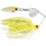 Strike King Micro King 1-16oz Chartreuse-White - HookMeUp