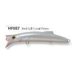 Baker Lure Top Water Popper Salt 5.5' 2oz Red Gill Coral Prism - HookMeUp