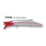 Baker Lure Top Water Popper Salt 5.5' 2oz Red Head Prism - HookMeUp