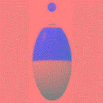 Comal Oval Float w-Bead 2.50' R-W 25-bag - HookMeUp